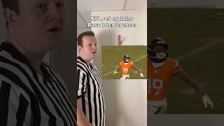 NFL Ref explains Pass Interference😂🏈 @ItsBobbyFinn  #nfl #shorts Content