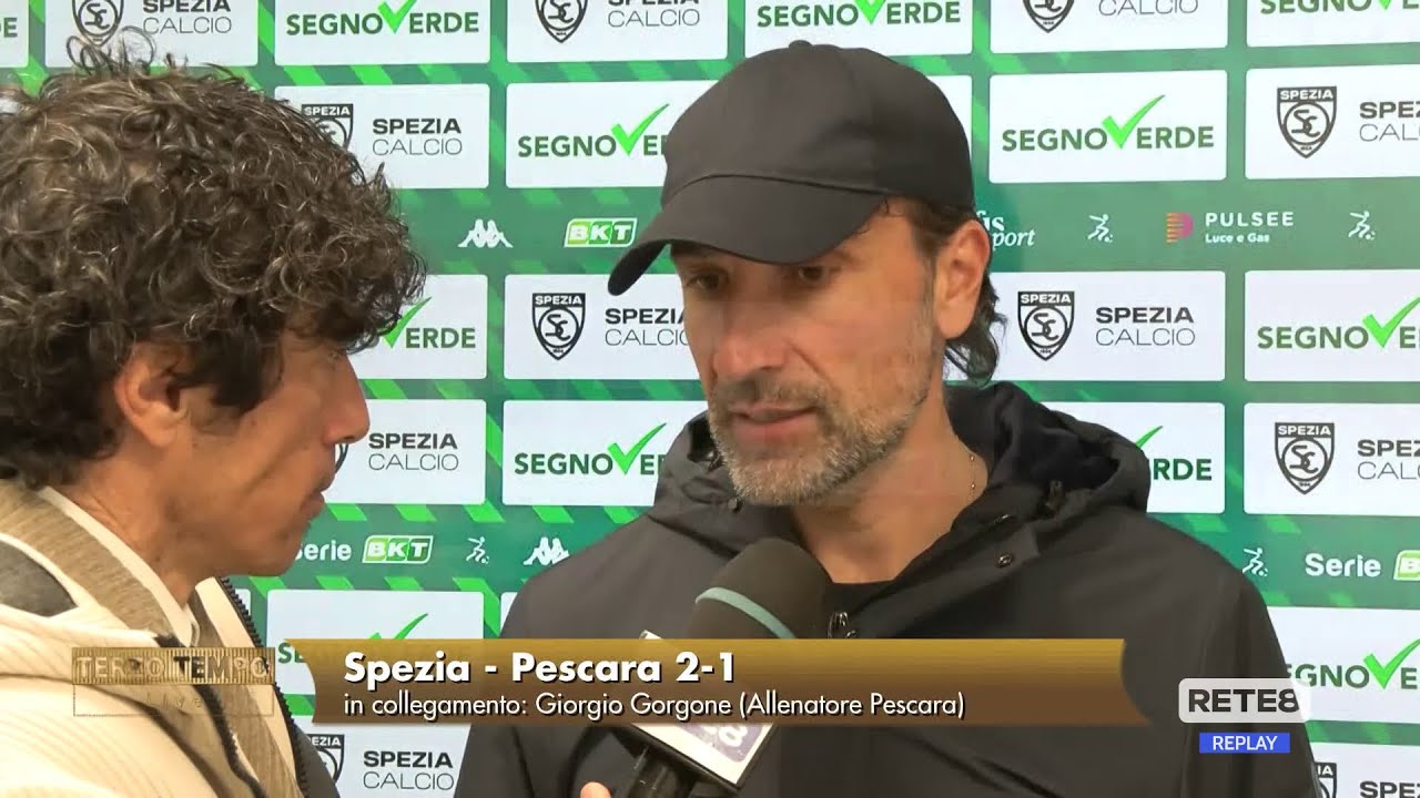 Spezia - Pescara 2-1 91° Gorgone: "Rigori solari per noi. Così non va bene, ma siamo vivi"