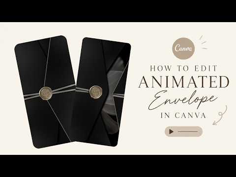 How to Make an Animated Envelope in Canva | Easy Canva Tutorial  Link In the Description