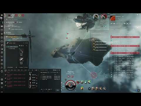 EvE Online Caracal Navy vs  2 Navy Catas and Navy Comet