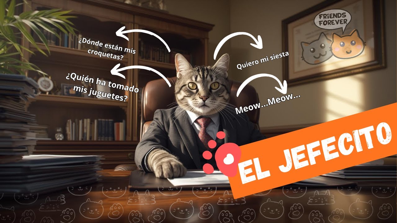 Mi gato me quiere controlar 