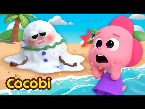 Oh No! The Snowman is Melting😱 Hot vs Cold + More Fun Songs for Kids | Cocobi