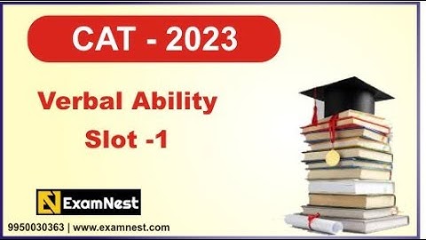 CAT - 2023 | VA | Slot - 1 | Original Questions | Solutions | Online Coaching | Verbal Ability