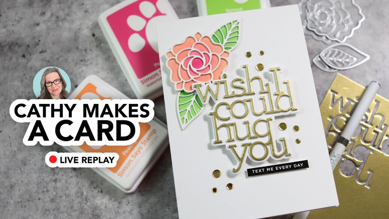 Cathy Makes a Card Live - YouTube
