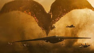 Rodan Vs Jets and  King Ghidorah Scene - Godzilla: King of the Monsters 2019