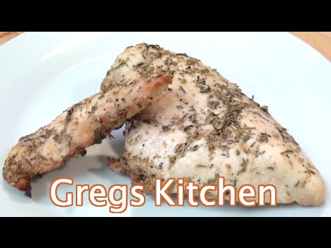 EASY BAKED CHICKEN BREAST RECIPE - Greg's Kitchen - YouTube