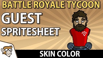 Modular Guest Spritesheets in Battle Royale Tycoon: Skin Color (Unity Tutorial)