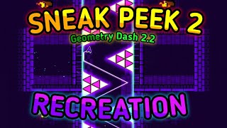 Geometry Dash 2.2 Sneak Peek 2 Explorers Recreation | GDPS Editor 2.2 Subzero