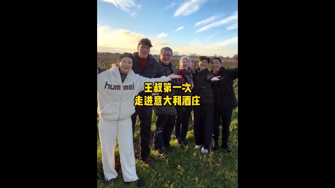 第一次走进意大利酒庄，王叔的人生体验卡又升级了#丹麦迷歌#迷歌带王叔去丹麦