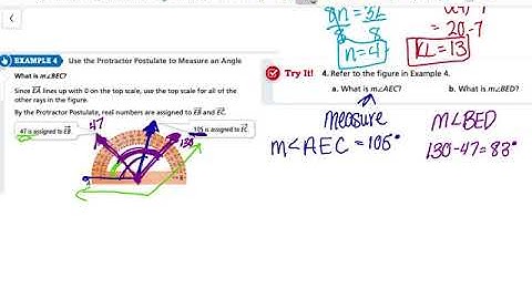 1.1 Measuring Segments and Angles