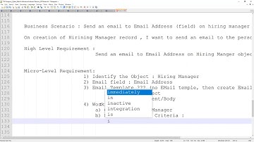 Salesforce Adv Admin 03 | Workflow Rule | Event | Evaluation Criteria | Action | Email alert | Field