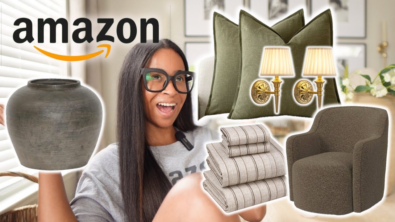 Amazon Home Decor FINDS 2025 | Shop with Me | Amazon MUST HAVES | Browns & Neutral Home Decor