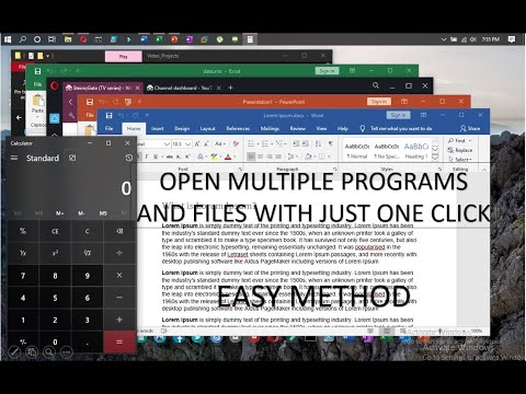 How to open