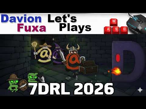 DFuxa Reviews 7DRL 2026 - Baelwald Forest