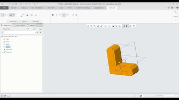 L-bracket Creo video