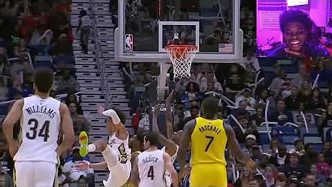 NBA blocks but they go increasingly farther into the stands! *REACTION*-Myles964