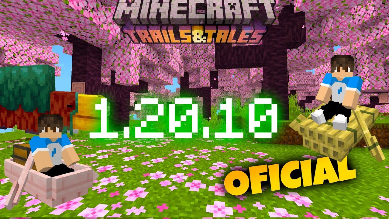 SAIU ATUALIZAÇÃO DO MINECRAFT PE 1.20.10 OFICAL TRAILS & TALES ...