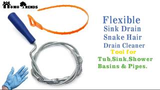 Best Drain Sink Basin Pipe Tub Cleaner Snake Tools By Homo Trends - Review By Vhtreviews