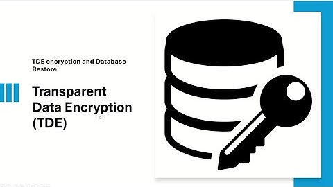 TDE and Database Restore in SQL Server (Amharic Edition)