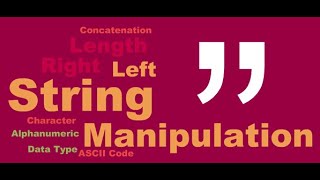 XII CS - CH 8 - STRINGS MANIPULATION -  PART 3
