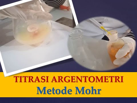 Titrasi Argentometri metode Mohr (Tutorial Prosedur analisis kadar NaCl + perhitungan)