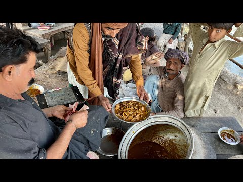 Desi dhaba hotel siri paye ojri mutton village street food