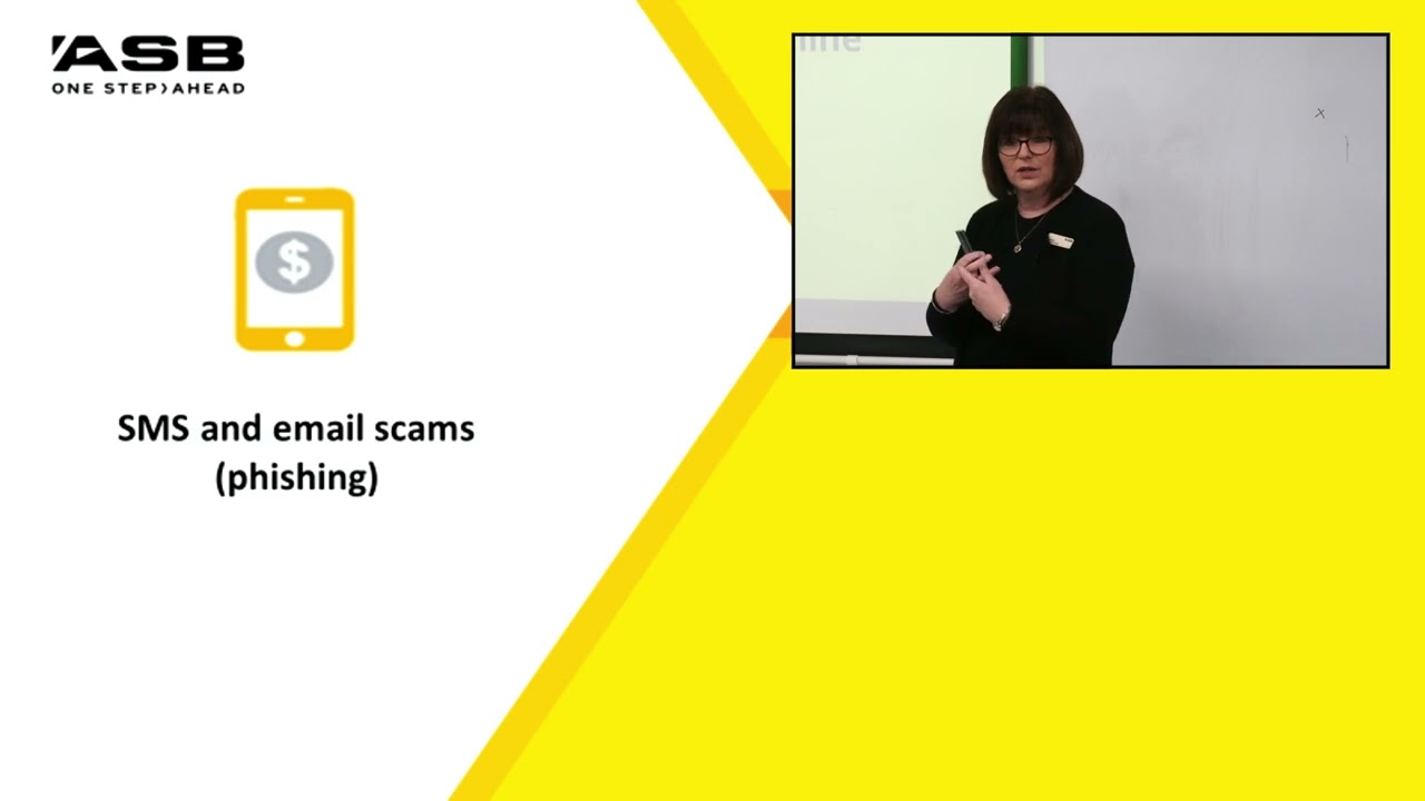Online Frauds, Scams, Password/ PIN Security & More | Carolyn Prebble, ASB Community Banker