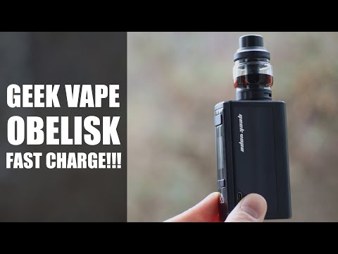 Super Fast Charging!! The Geek Vape Obelisk 120 FC - YouTube