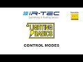 Lighting basics control modes for irtec sensors