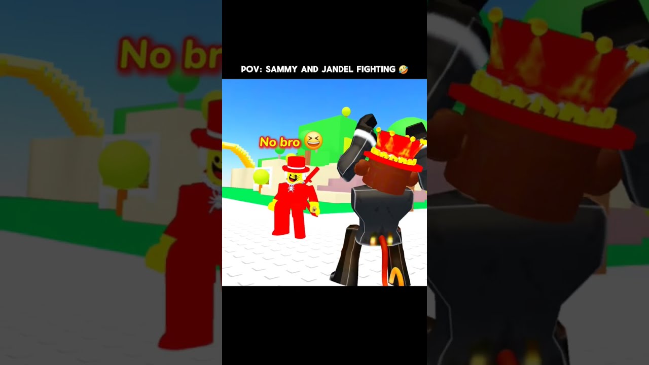 Sammy And Jandel Fighting Every Saturday Roblox Viral Stealabrainrot Growagarden