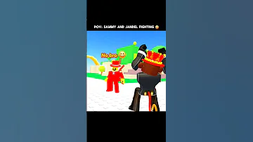 Sammy And Jandel Fighting Every Saturday Roblox Viral Sammy Jandel Stealabrainrot Growagarden 