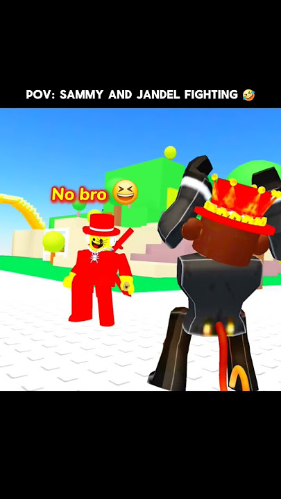Sammy And Jandel Fighting Every Saturday #roblox #viral ##sammy #jandel #stealabrainrot #growagarden