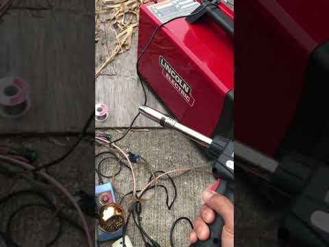 Lincoln 180 with Aftermarket Spool Gun