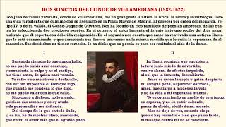 Dos Sonetos Del Conde De Villamediana