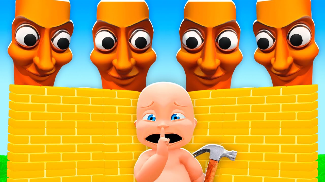 Baby Builds To SURVIVE TUNG TUNG SAHUR!