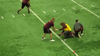3.20.2017 QB Cooper Rush Pro Day Passing Script Video