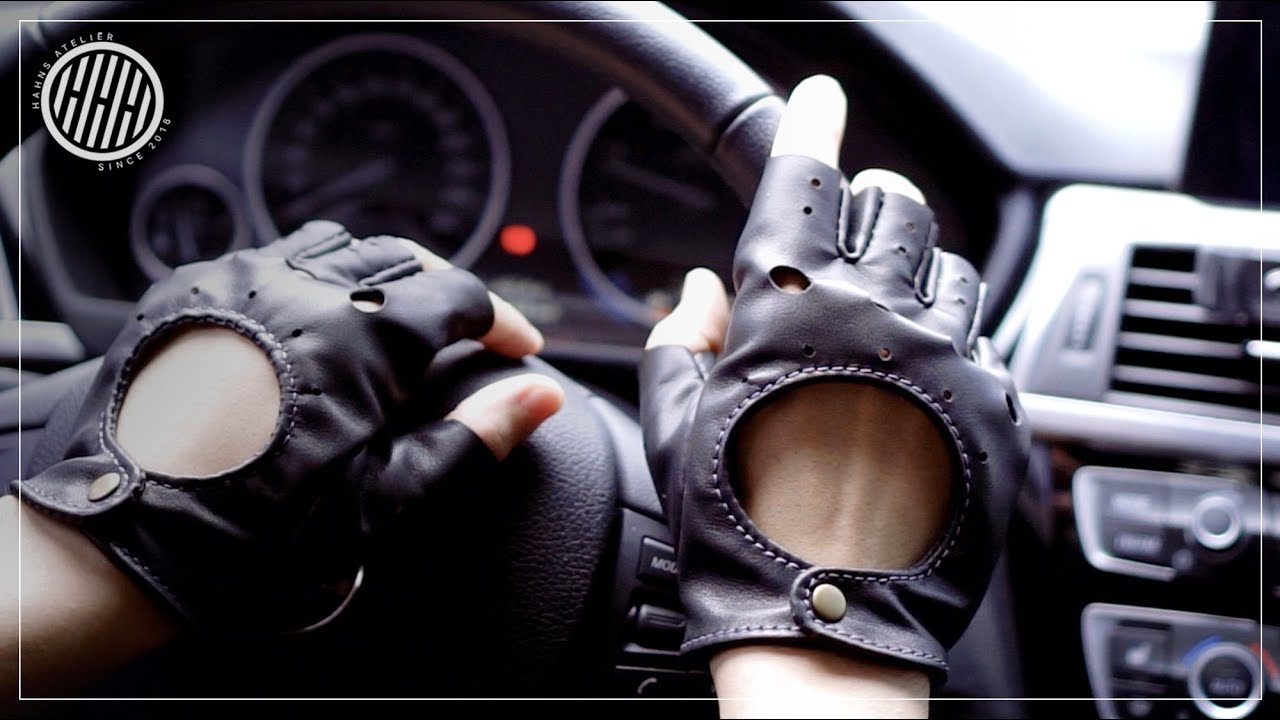 Making driving gloves by hand | Leathercraft DIY