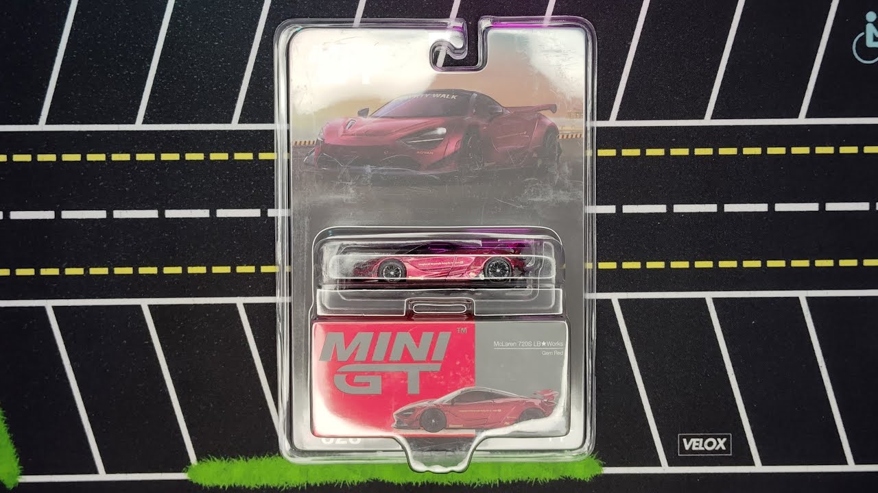 Unboxing Mini GT McLaren 720S LB Work [Gem Red] 