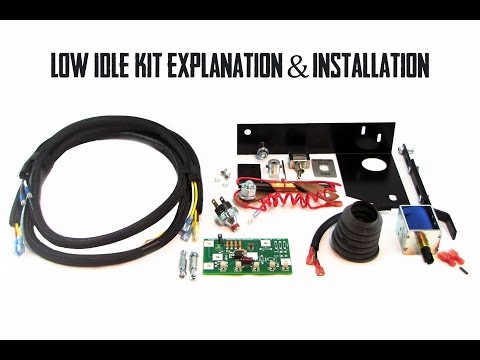 Complete Low Idle Kit Explanation Installation Lincoln SA