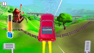 Crash Delivery! Destruction & smashing All Levels - Android Gameplay Muscle Truck High Jumps