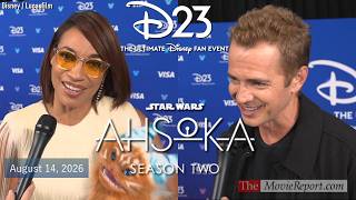 STAR WARS AHSOKA season 2 D23 Rosario Dawson Hayden Christensen interviews - August 14 2026 4K