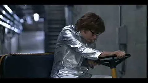 Austin Powers - 3 point turn / maneuvering / parking Scene