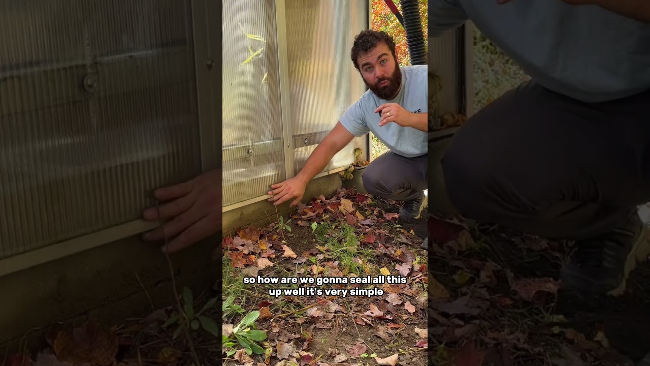 How to winterize a greenhouse!