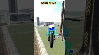 Indian bikes driving 3d game Mini duke bike 😍😱 jump 🦘