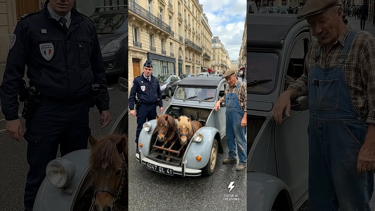 Le policier ne sait plus quoi dire 😂