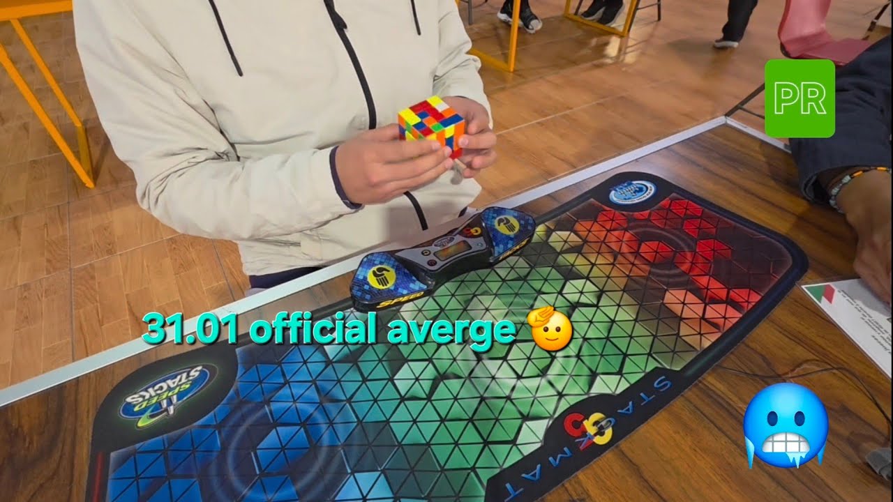 4x4 | 31.01 official average(PR) + 24.73 single (PR2) 