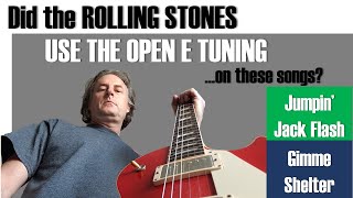 Rolling Stones - Jumpin' Jack Flash,  Gimme Shelter & the Open E tuning | Guitar lesson