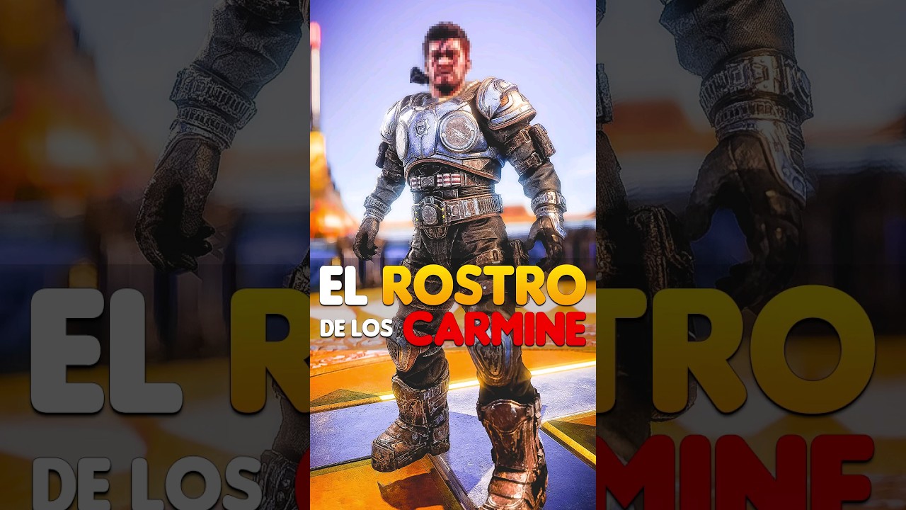 El ROSTRO de los CARMINE en GEARS OF WAR #shorts #gearsofwar #videojuegos #gaming