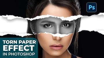 Easy Torn Paper Effect in Photoshop | Photo Manipulation | Photoshop Tutorial #trending #viral
