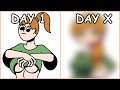 Learn to draw in 1 day  minecraft anime alex  trh day 1